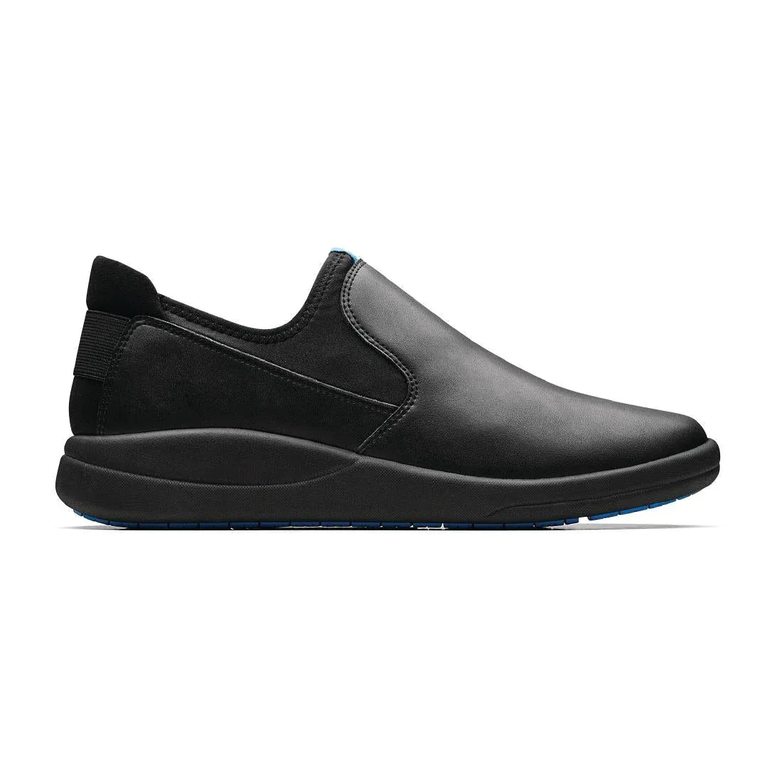 BB741-37 WearerTech Vitalise Slip on Shoe Black/Black with Modular Insole Size 37 - JD Catering Equipment Solutions Ltd