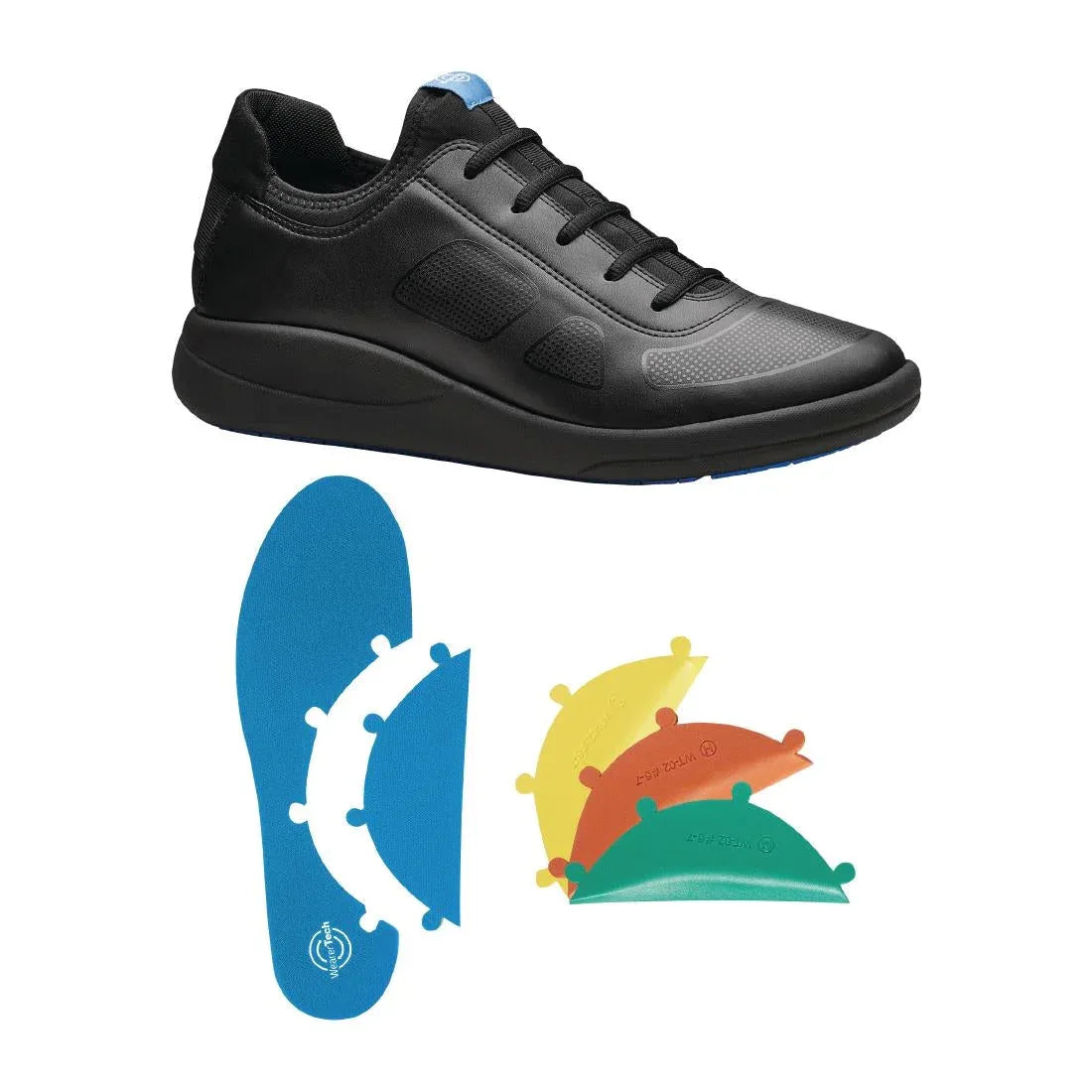 BB743-46 WearerTech Transform Trainer Black/Black with Modular Insole Size 46 - JD Catering Equipment Solutions Ltd