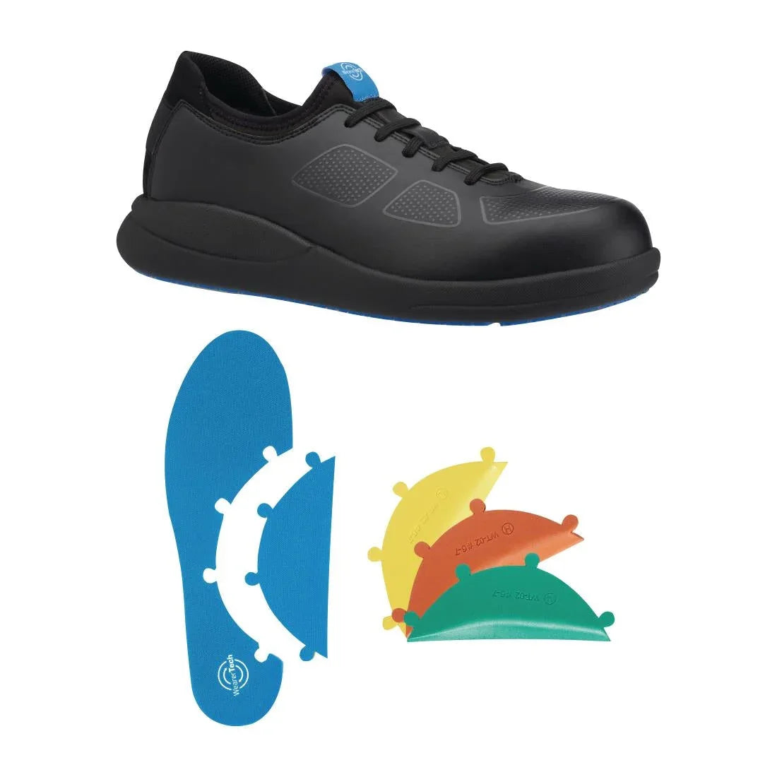 BB745-46 WearerTech Transform Safety Toe Trainer Black with Modular Insole Size 46 - JD Catering Equipment Solutions Ltd