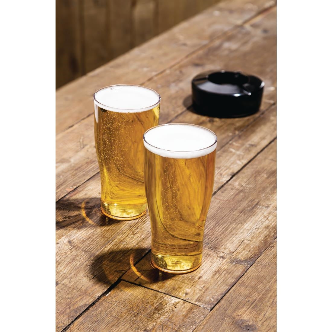 BBP Polycarbonate Nucleated Pint Glasses CE Marked (Pack of 48) JD Catering Equipment Solutions Ltd