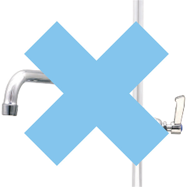 AquaJet AJPR10-ST-BF0-A AquaJet Pre-Rinse Spray. AJPR10 base / STANDARD style / No bowl filler / ANGLED gun