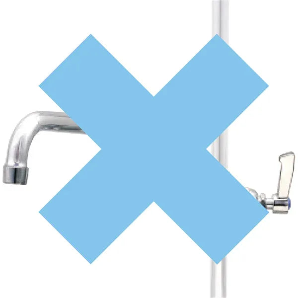 AquaJet AJPR10-ST-BF0-F AquaJet Pre-Rinse Spray. AJPR10 base / STANDARD style / No bowl filler / FAN BLADE gun