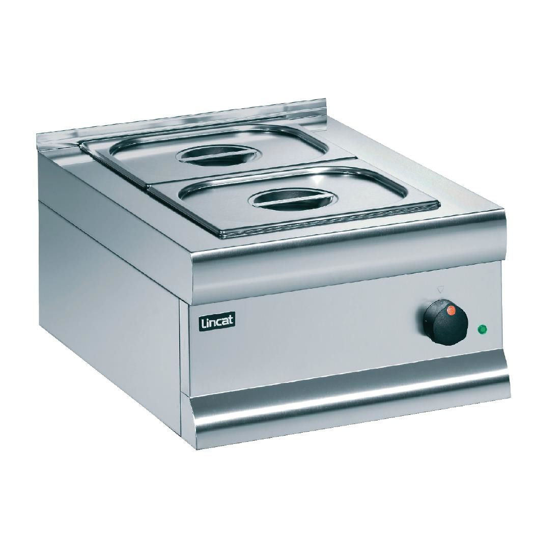 BM4A - Lincat Silverlink 600 Electric Counter-top Bain Marie - Dry Heat - Gastronorms - Base + Dish Pack - W 450 mm - 0.75 kW JD Catering Equipment Solutions Ltd