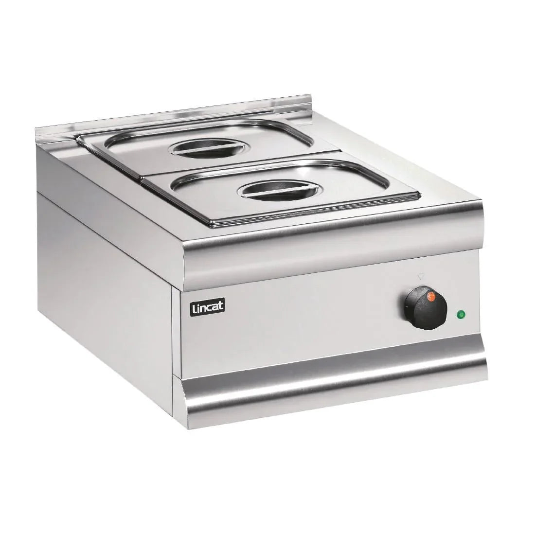 BM4AW - Lincat Silverlink 600 Electric Counter-top Bain Marie - Wet Heat - Gastronorms - Base + Dish Pack - W 450 mm - 1.0 kW - JD Catering Equipment Solutions Ltd