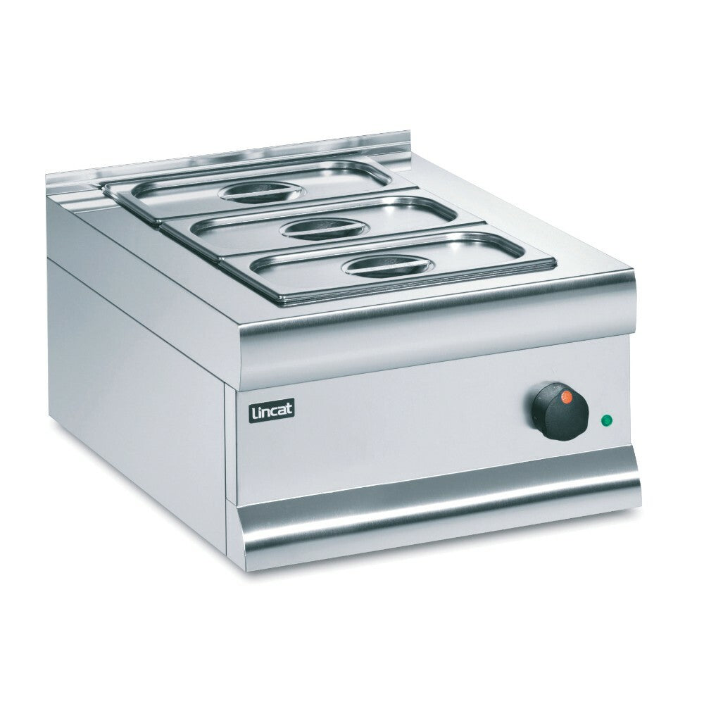 BM4B - Lincat Silverlink 600 Electric Counter-top Bain Marie - Dry Heat - Gastronorms - Base + Dish Pack - W 450 mm - 0.75 kW JD Catering Equipment Solutions Ltd