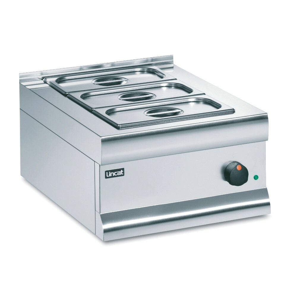BM4B - Lincat Silverlink 600 Electric Counter-top Bain Marie - Dry Heat - Gastronorms - Base + Dish Pack - W 450 mm - 0.75 kW JD Catering Equipment Solutions Ltd
