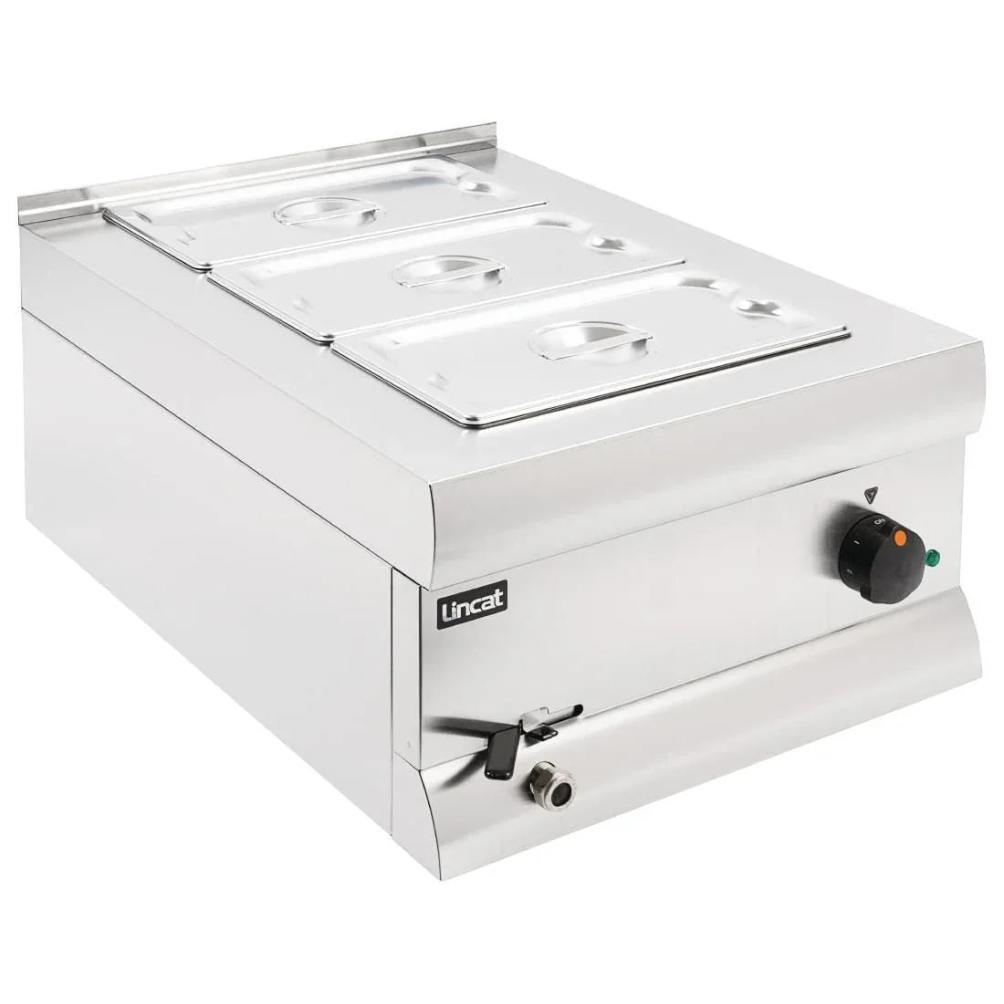 BM4BW - Lincat Silverlink 600 Electric Counter-top Bain Marie - Wet Heat - Gastronorms - Base + Dish Pack - W 450 mm - 1.0 kW - JD Catering Equipment Solutions Ltd