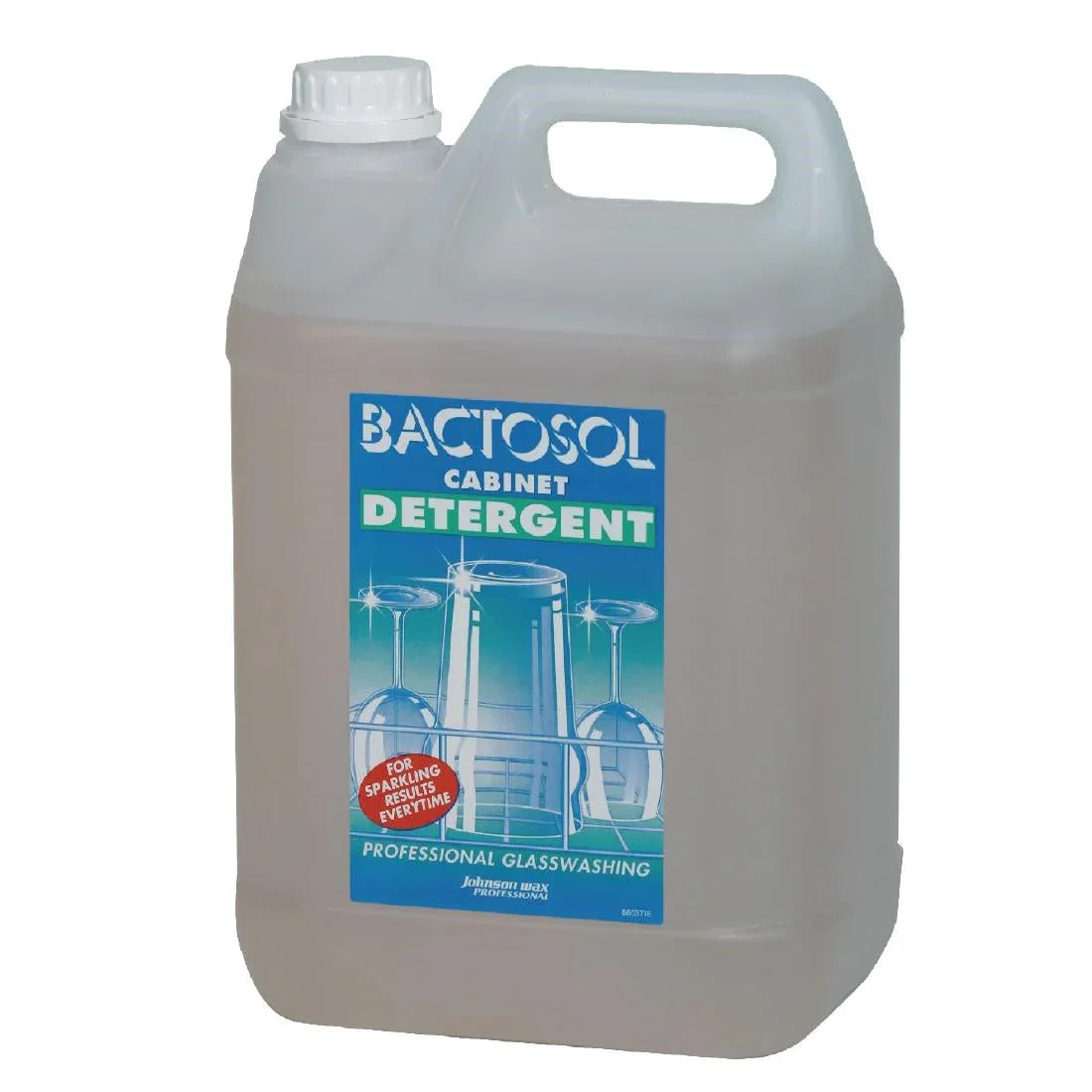 CD519 Bactosol Glasswasher Detergent Concentrate 5Ltr (2 Pack) - JD Catering Equipment Solutions Ltd