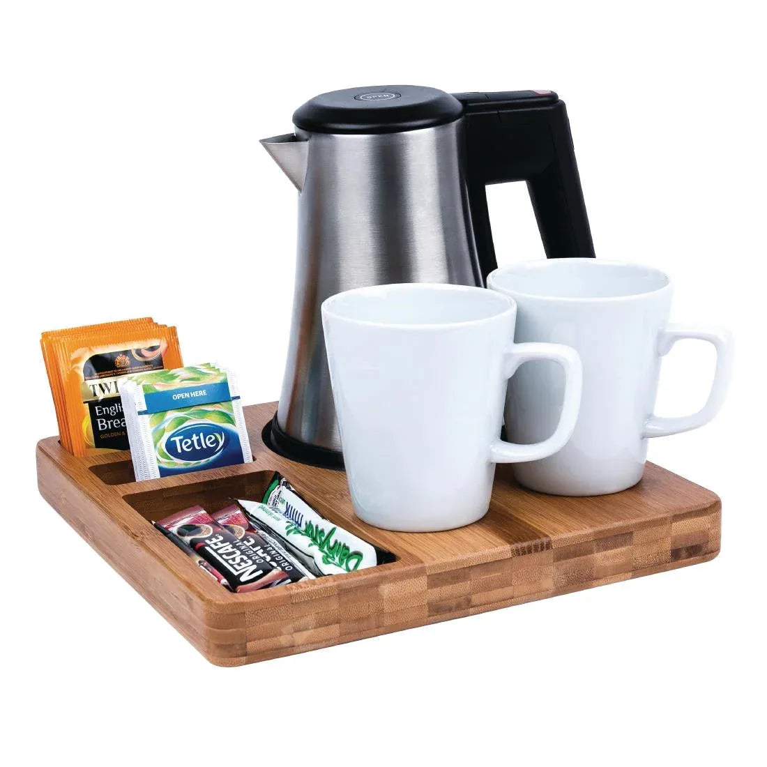 CL082 Bamboo Hotel Welcome Tray - JD Catering Equipment Solutions Ltd