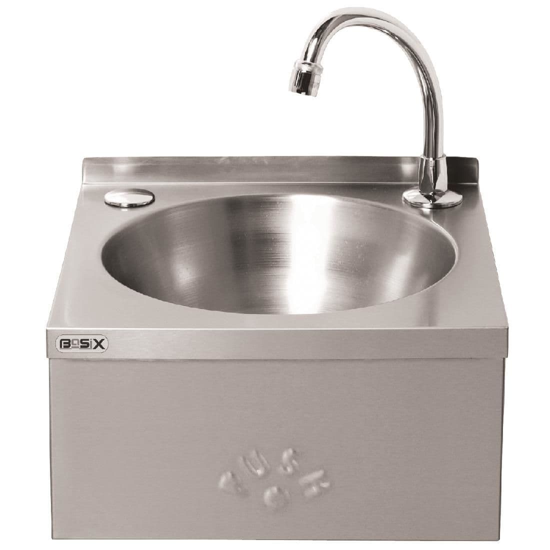 Basix Stainless Steel Knee Operated Hand Wash Basin JD Catering Equipment Solutions Ltd