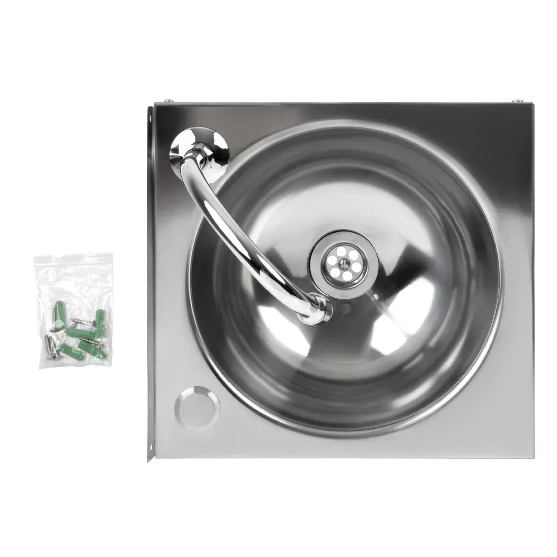 CC260 Basix Stainless Steel Knee Operated Hand Wash Basin - JD Catering Equipment Solutions Ltd