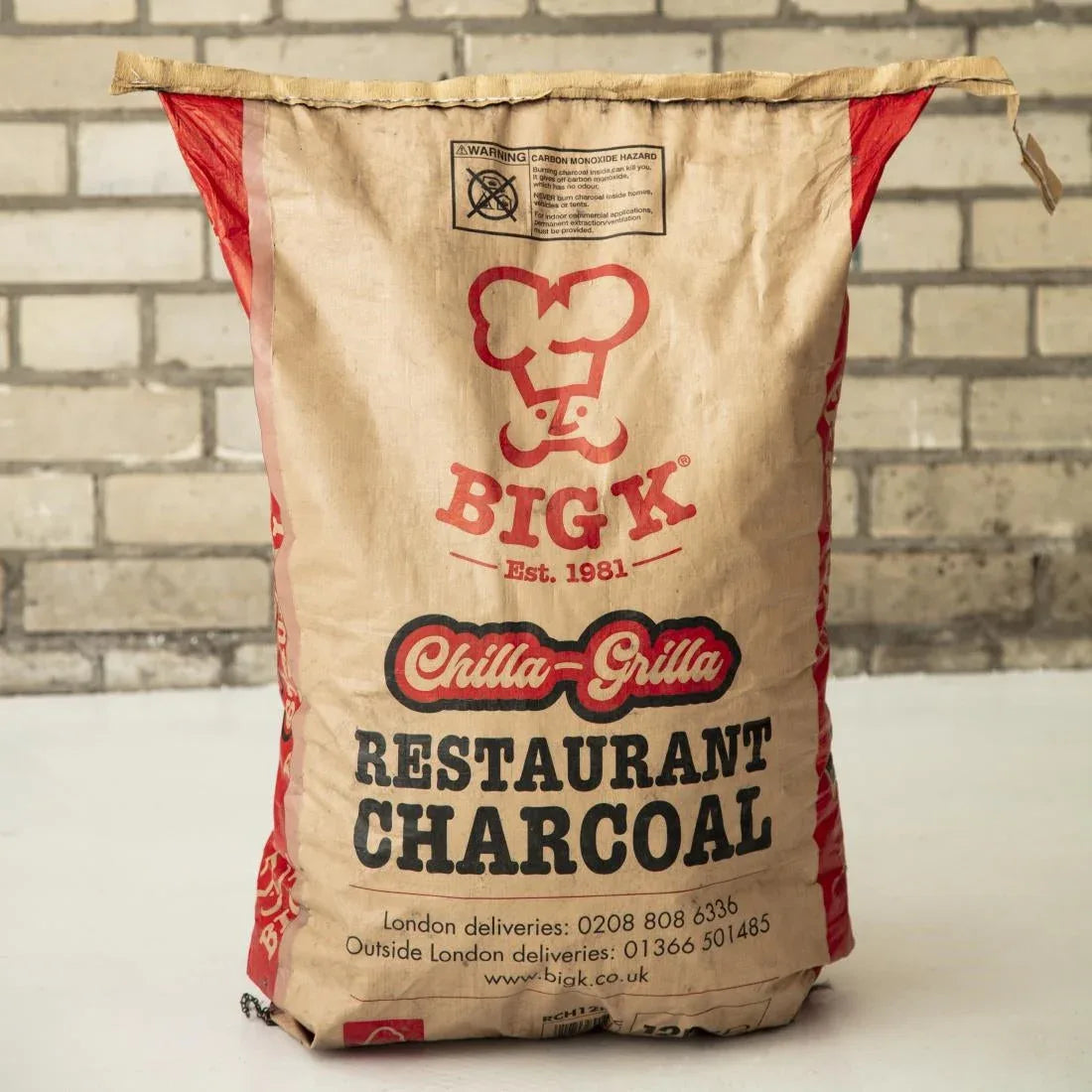 DC868 Big K Restaurant Natural Charcoal 12kg RCH12FSC - JD Catering Equipment Solutions Ltd