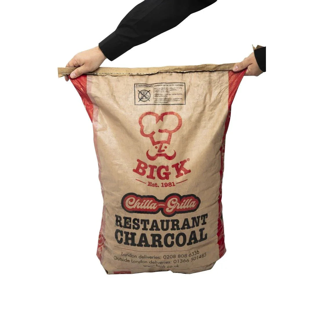 DC868 Big K Restaurant Natural Charcoal 12kg RCH12FSC - JD Catering Equipment Solutions Ltd