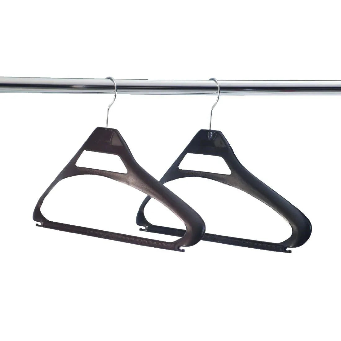 U599 Black Polypropylene Hangers (Pack of 100) - JD Catering Equipment Solutions Ltd