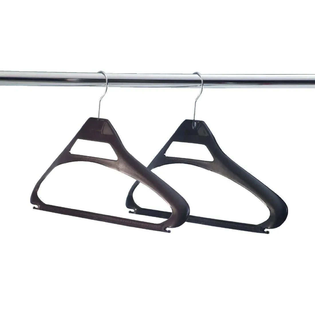 U599 Black Polypropylene Hangers (Pack of 100) - JD Catering Equipment Solutions Ltd