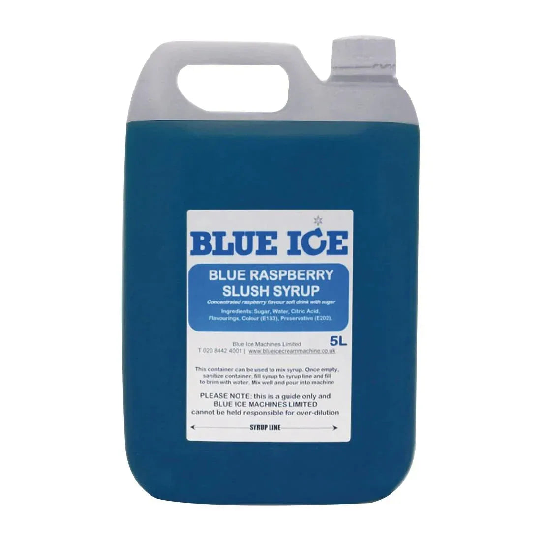 FT967 Blue Ice Slush Mix Blue Raspberry Flavour 5Ltr - JD Catering Equipment Solutions Ltd