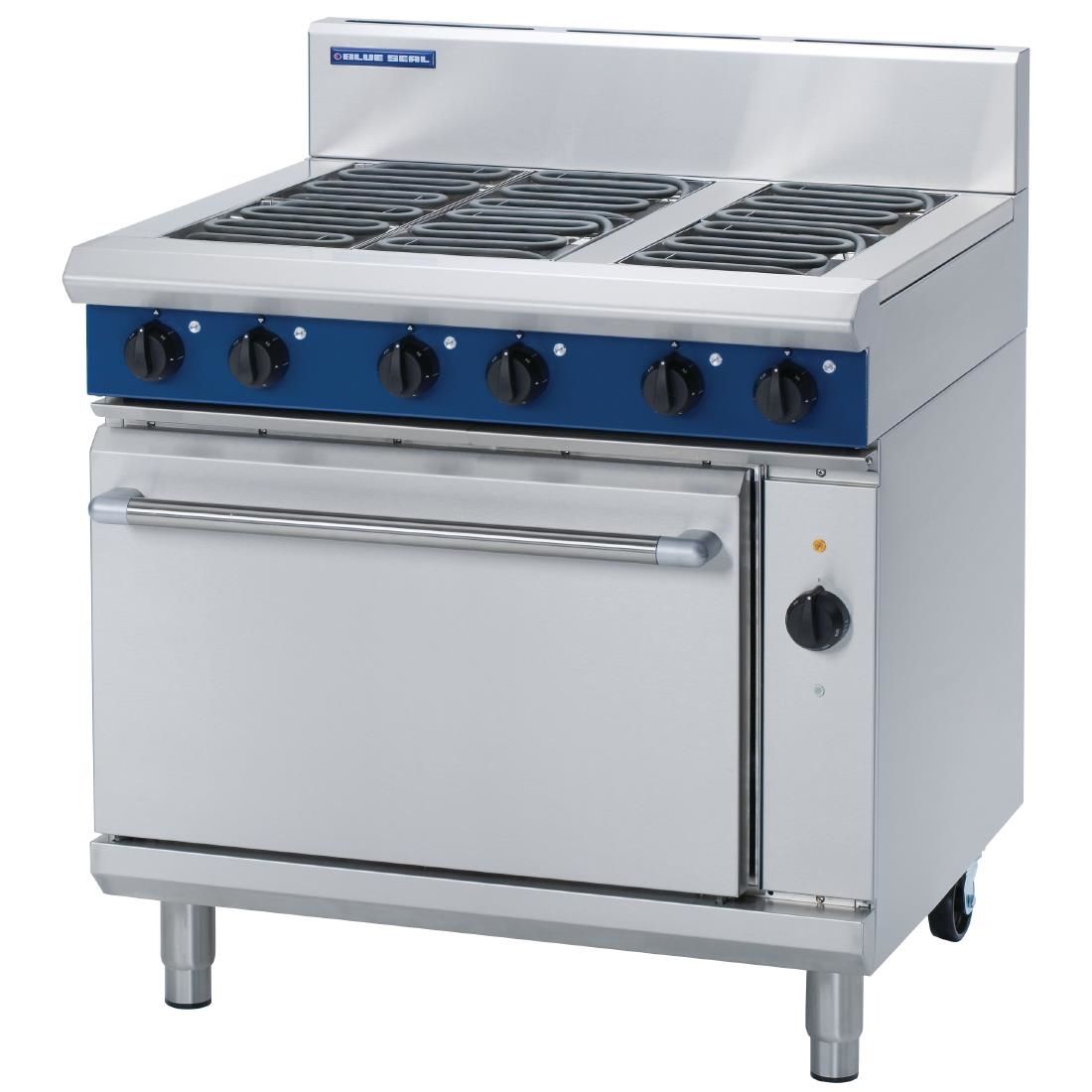 Blue Seal Electric Oven Range with Convection Oven E56D JD Catering Equipment Solutions Ltd
