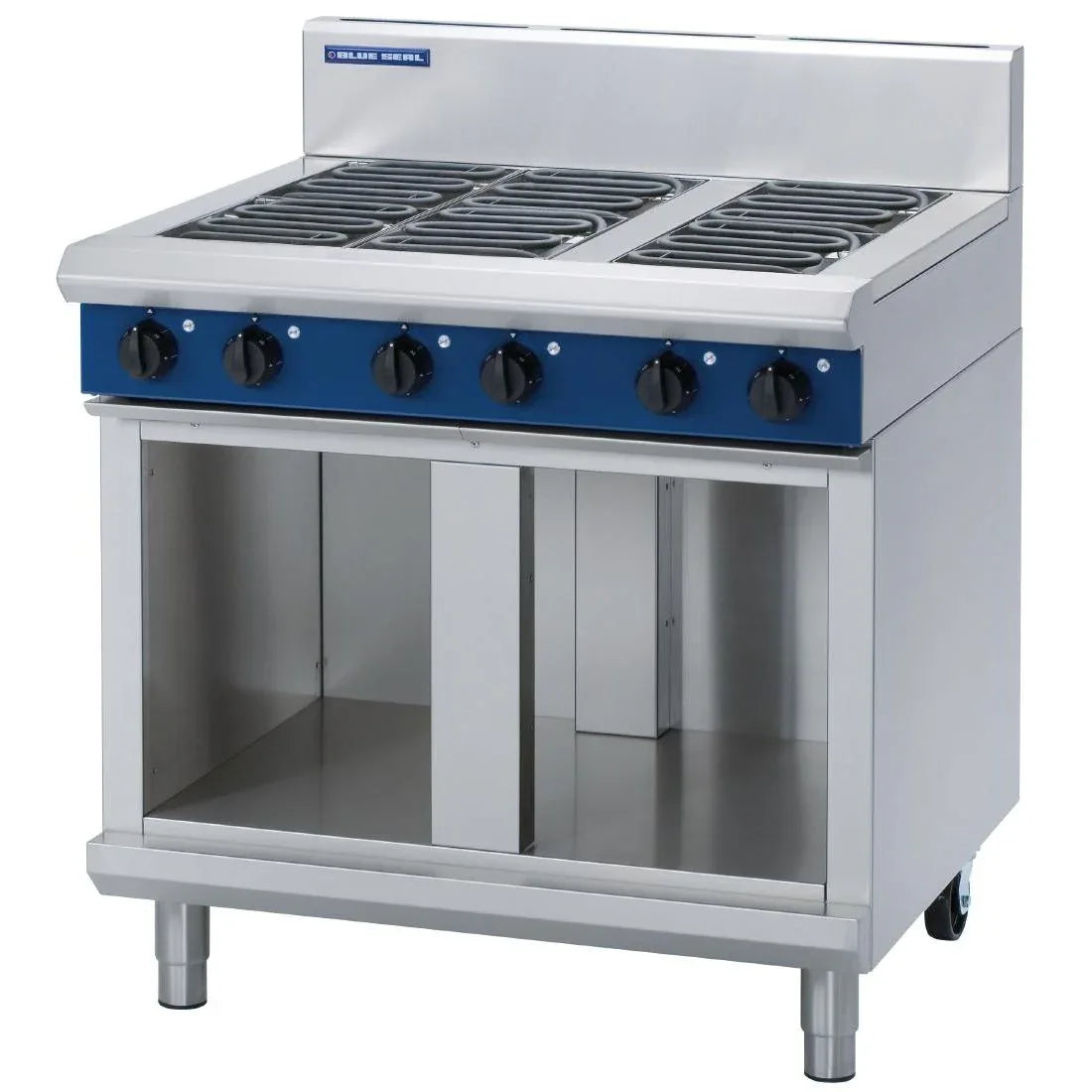 Blue Seal Evolution Cabinet Cooktop 6 Element Electric 900mm E516D-CB - JD Catering Equipment Solutions Ltd