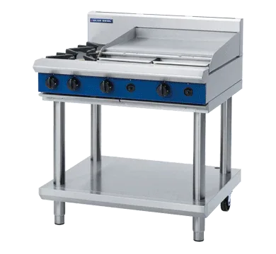 Blue Seal Evolution Cooktop Natural/LPG 900mm G516B-LS - JD Catering Equipment Solutions Ltd