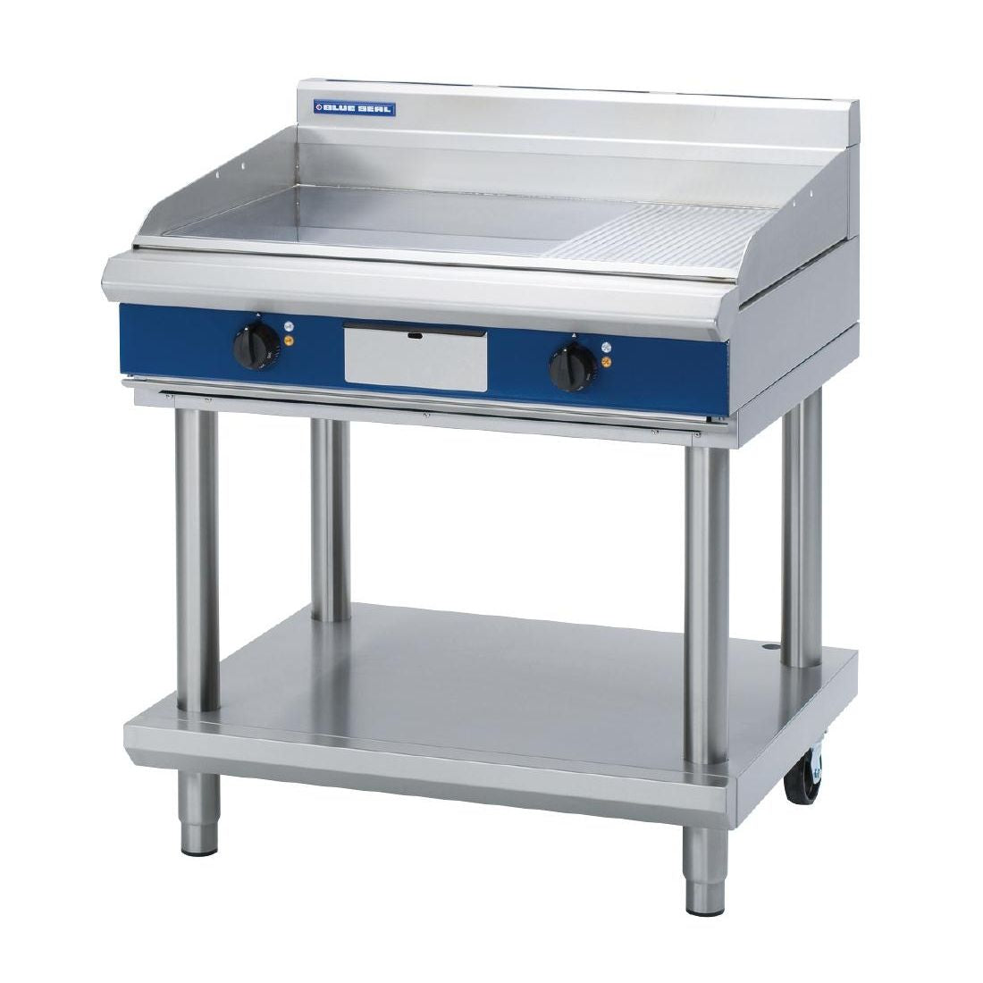 Blue Seal Evolution Griddle with Leg Stand Electric 900mm EP516-LS JD Catering Equipment Solutions Ltd