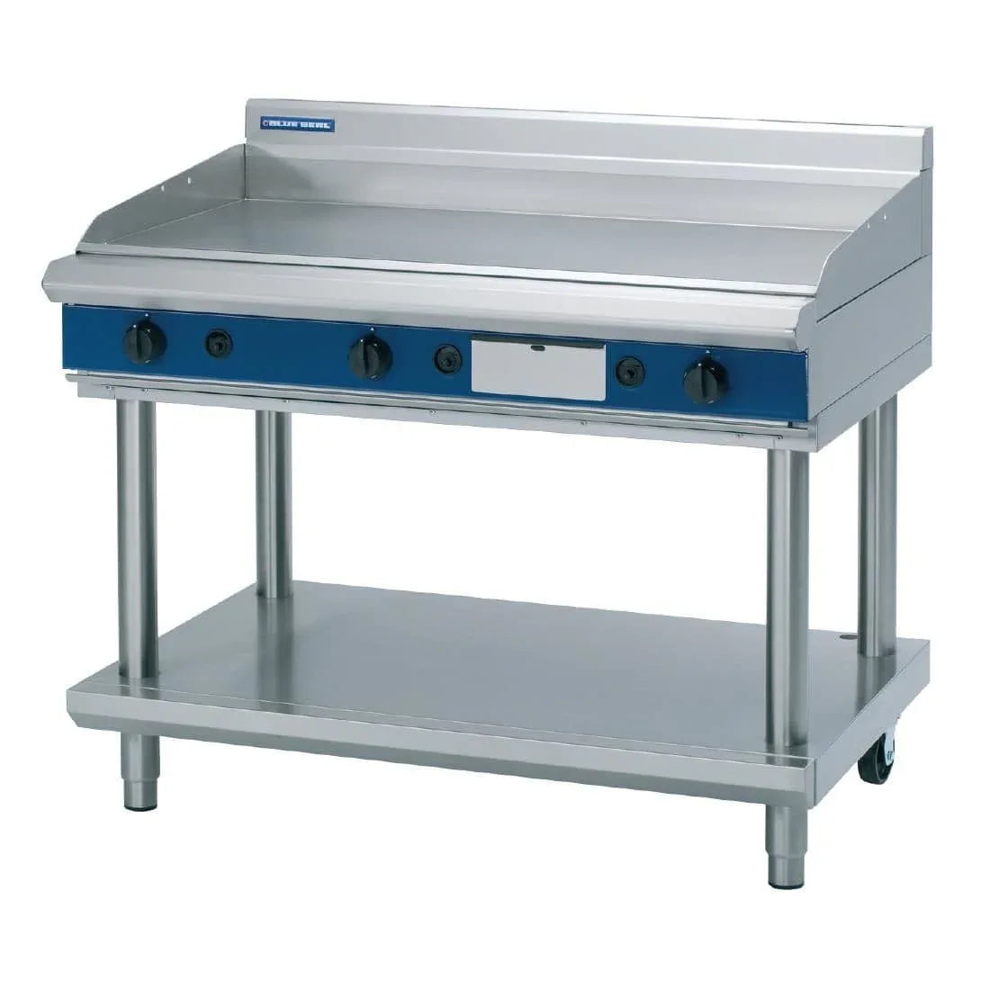 Blue Seal Evolution Griddle with Leg Stand Natural/LPG 1200mm GP518-LS - JD Catering Equipment Solutions Ltd