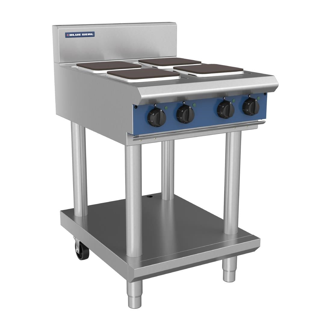 Blue Seal Evolution Series E514S-LS - 600mm Electric Cooktop Sealed Hobs Leg Stand JD Catering Equipment Solutions Ltd