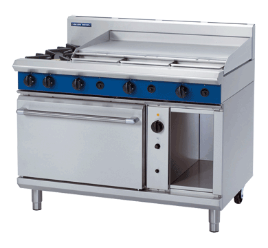 Blue Seal Evolution Series G58A - 1200mm Gas Range Convection Oven JD Catering Equipment Solutions Ltd