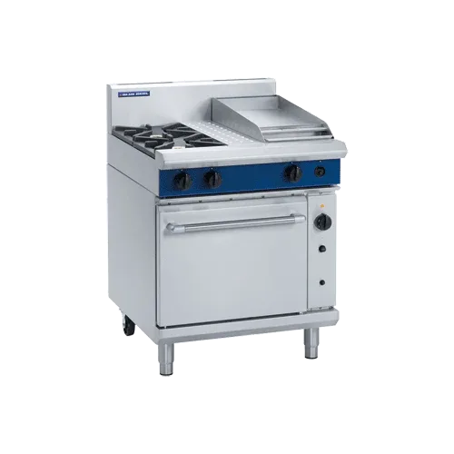 Blue Seal Evolution Series GE505C - 750mm Gas Range Electric Static Oven JD Catering Equipment Solutions Ltd