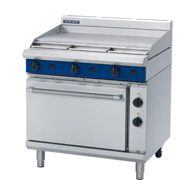 Blue Seal Evolution Series GE506A - 900mm Gas Range Electric Static Oven JD Catering Equipment Solutions Ltd