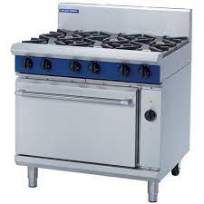 Blue Seal Evolution Series GE56D - 900mm Gas Range Electric Convection Oven JD Catering Equipment Solutions Ltd