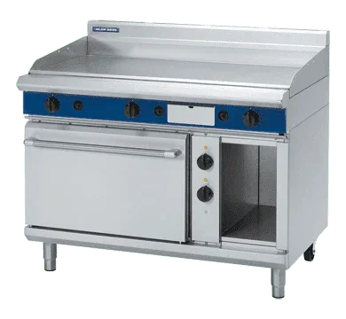 Blue Seal Evolution Series GPE508 - 1200mm Gas Griddle Electric Static Oven Range - JD Catering Equipment Solutions Ltd