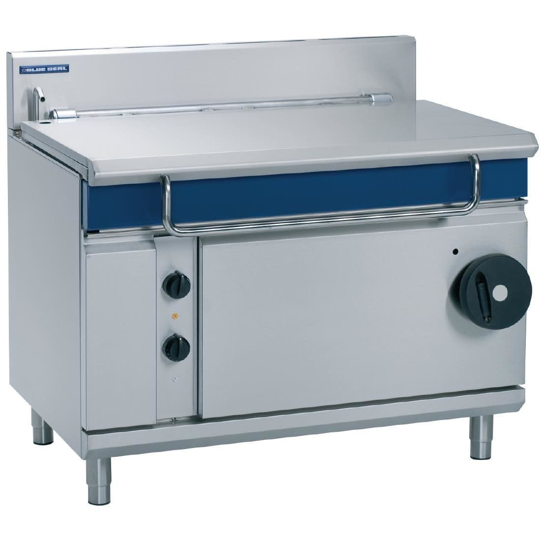 Blue Seal Evolution Tilting Bratt Pan Manual Tilt Natural/LPG 120Ltr G580-12 - JD Catering Equipment Solutions Ltd