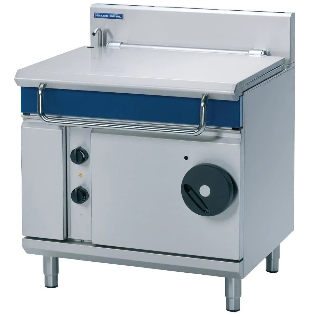 Blue Seal Evolution Tilting Bratt Pan Manual Tilt Natural/LPG 80Ltr G580-8 - JD Catering Equipment Solutions Ltd
