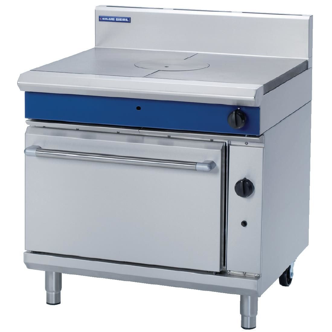 Blue Seal Solid Top Natural/LPG Oven Range G570 JD Catering Equipment Solutions Ltd