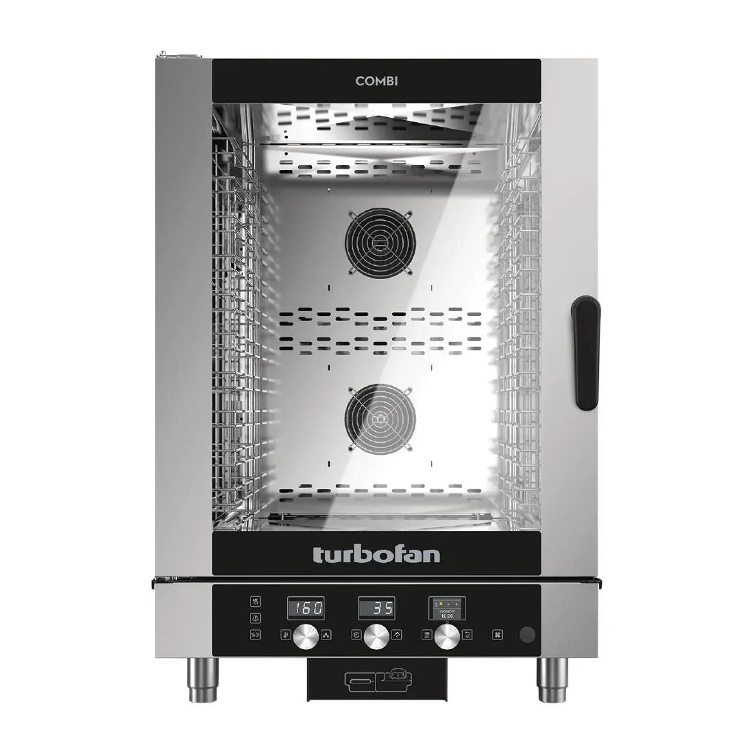 HC006 Blue Seal Turbofan 10 Grid Touch Control Combi Oven with Auto Wash EC40D10 - JD Catering Equipment Solutions Ltd