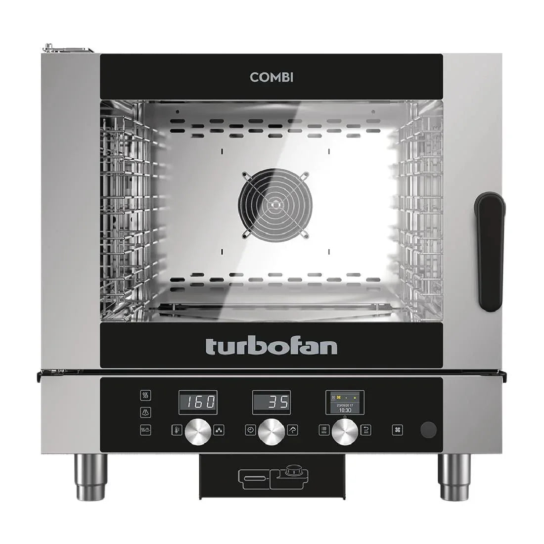HC002 Blue Seal Turbofan 5 Grid Touch Control Combi Oven With Auto Wash EC40D5 - JD Catering Equipment Solutions Ltd