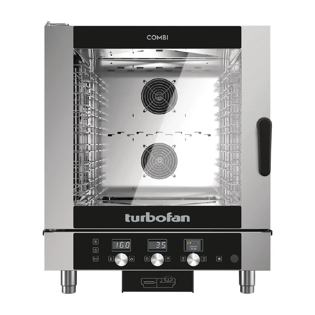 HC004 Blue Seal Turbofan 7 Grid Touch Control Combi Oven with Auto Wash EC40D7 - JD Catering Equipment Solutions Ltd