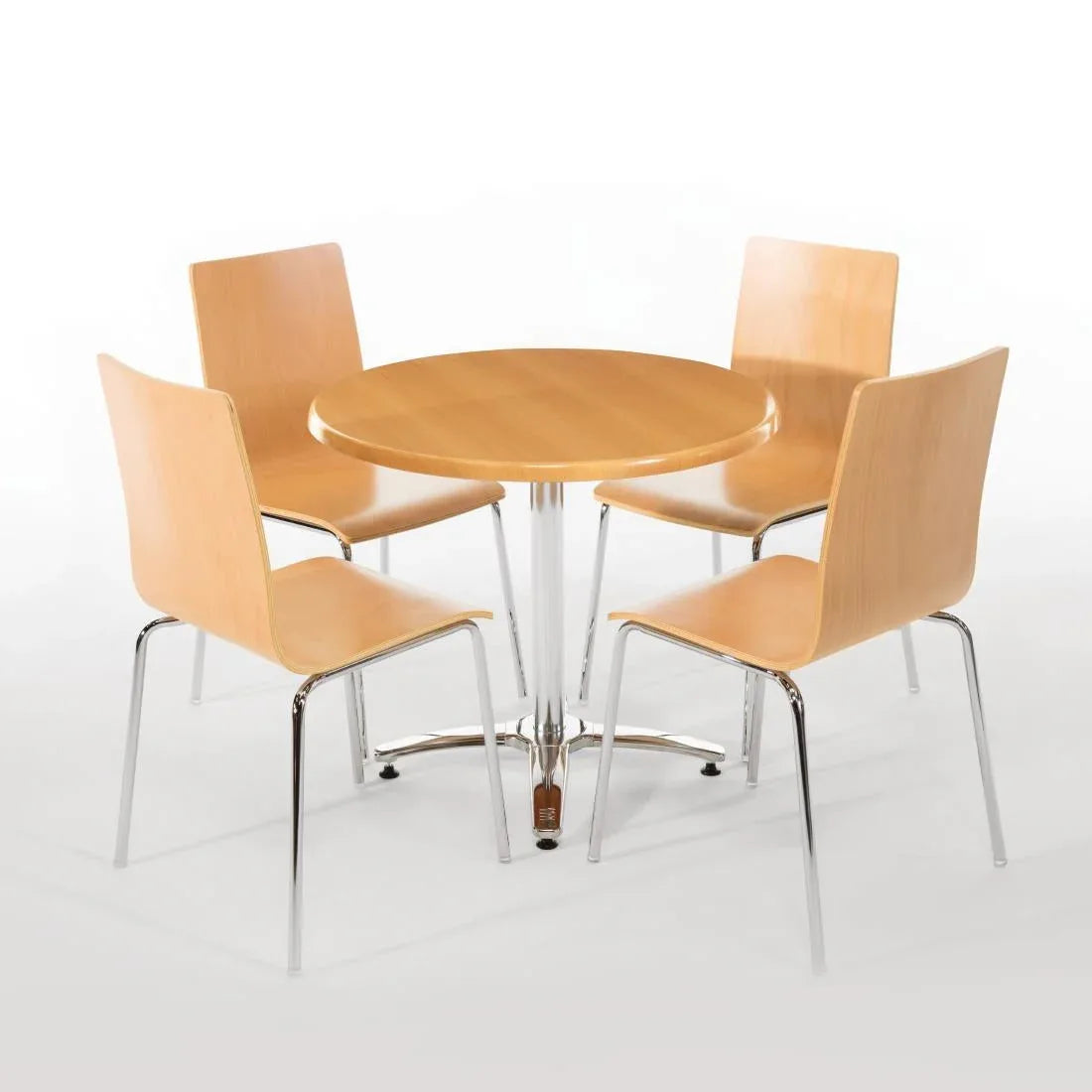 DN641 Bolero Aluminium Four Leg Table Base - JD Catering Equipment Solutions Ltd