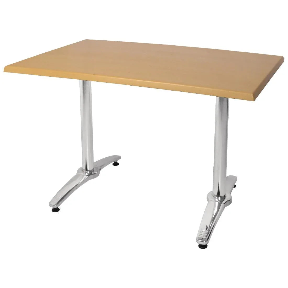 GH985 Bolero Aluminium Twin Leg Table Base (Pack of 2) - JD Catering Equipment Solutions Ltd