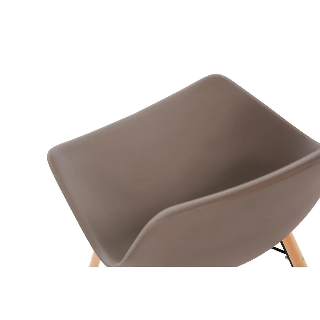 DM842 Bolero Arlo Side Chair Coffee (Pack 2) - JD Catering Equipment Solutions Ltd
