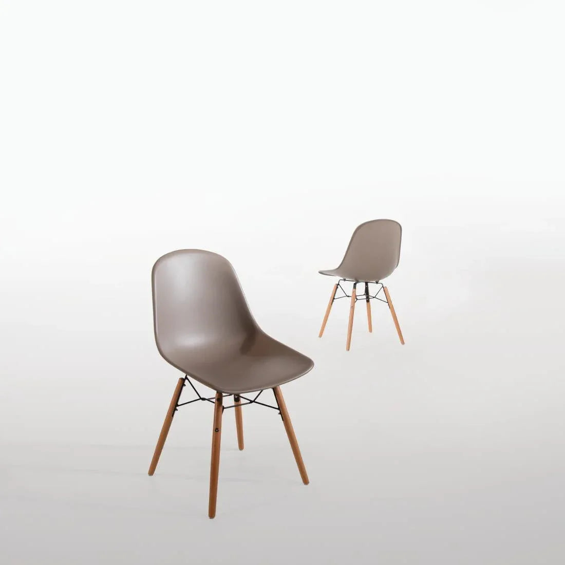 DM842 Bolero Arlo Side Chair Coffee (Pack 2) - JD Catering Equipment Solutions Ltd