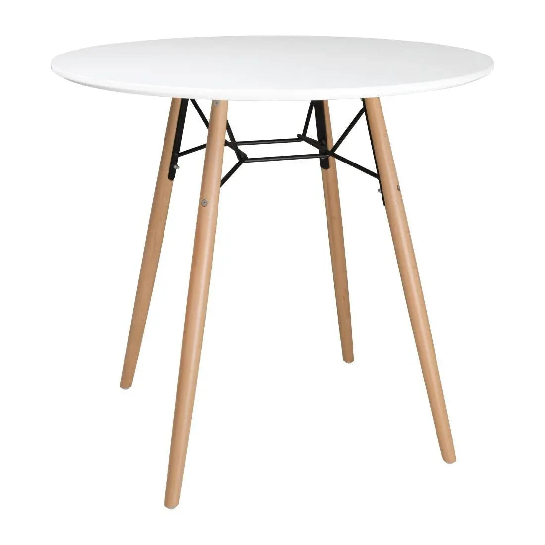 DB218 Bolero Arlo Table Round White 798mm - JD Catering Equipment Solutions Ltd