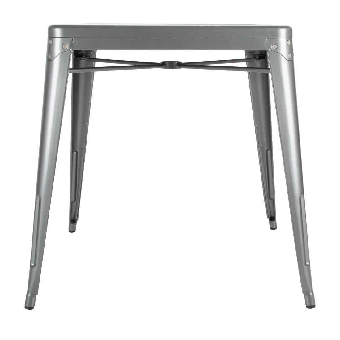 DM904 Bolero Bistro Square Steel Table Gun Metal 668mm (Single) - JD Catering Equipment Solutions Ltd