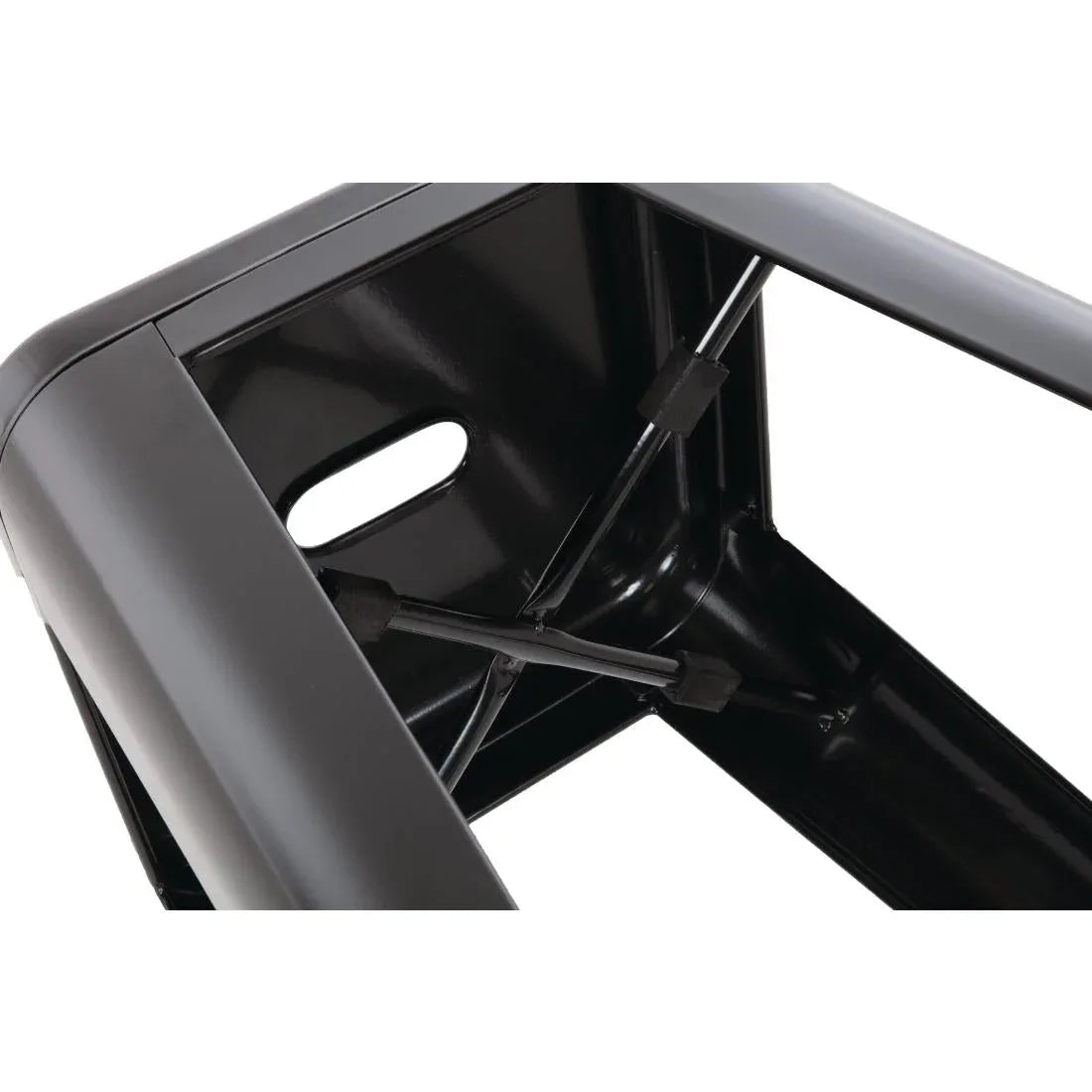 DL881 Bolero Bistro Steel High Stool Black (Pack of 4) - JD Catering Equipment Solutions Ltd