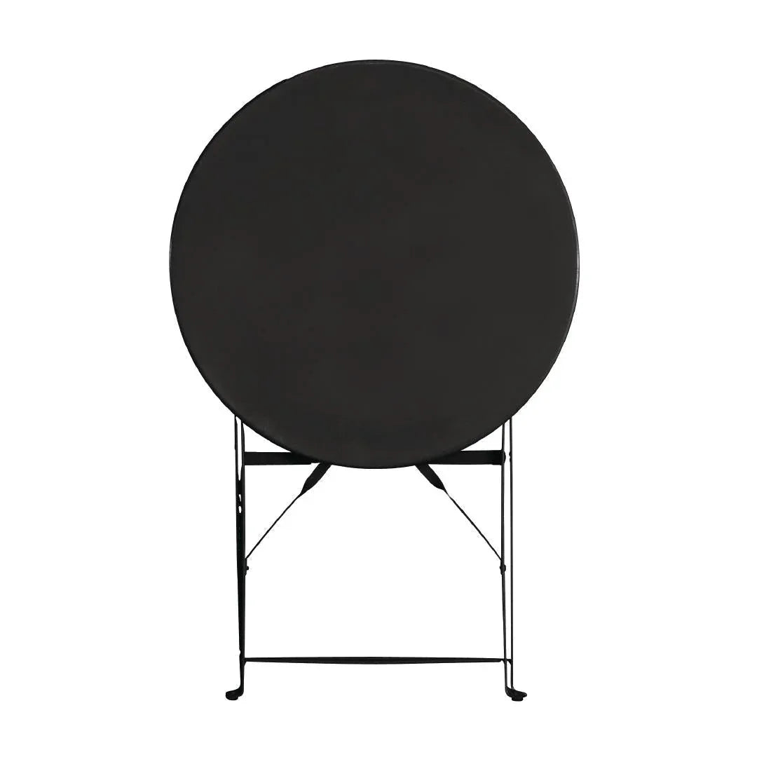 GH558 Bolero Black Pavement Style Steel Table 595mm - JD Catering Equipment Solutions Ltd