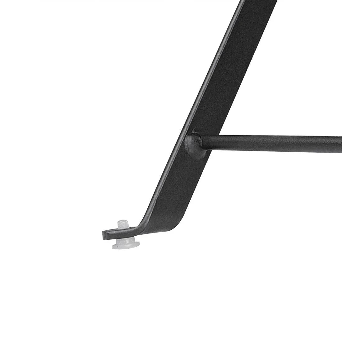 GK989 Bolero Black Square Pavement Style Steel Table - JD Catering Equipment Solutions Ltd