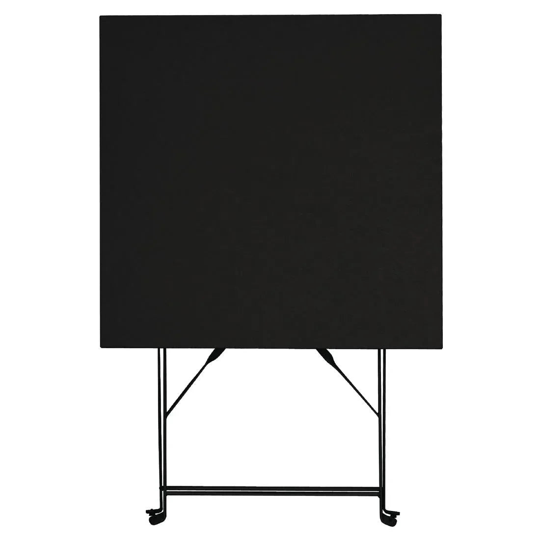 GK989 Bolero Black Square Pavement Style Steel Table - JD Catering Equipment Solutions Ltd