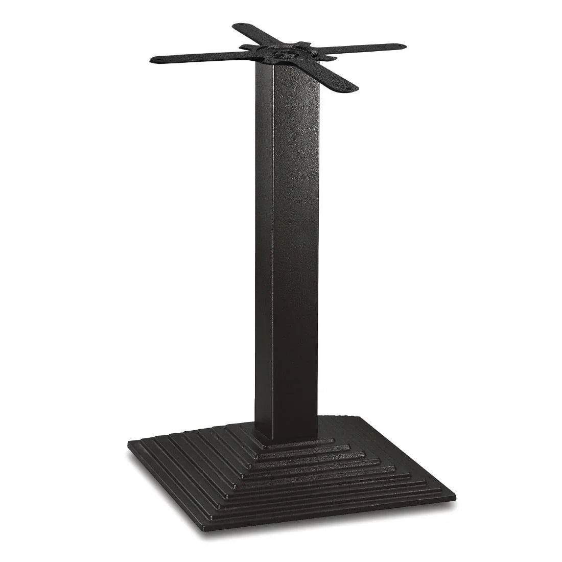 CE153 Bolero Cast Iron Step Square Table Base - JD Catering Equipment Solutions Ltd