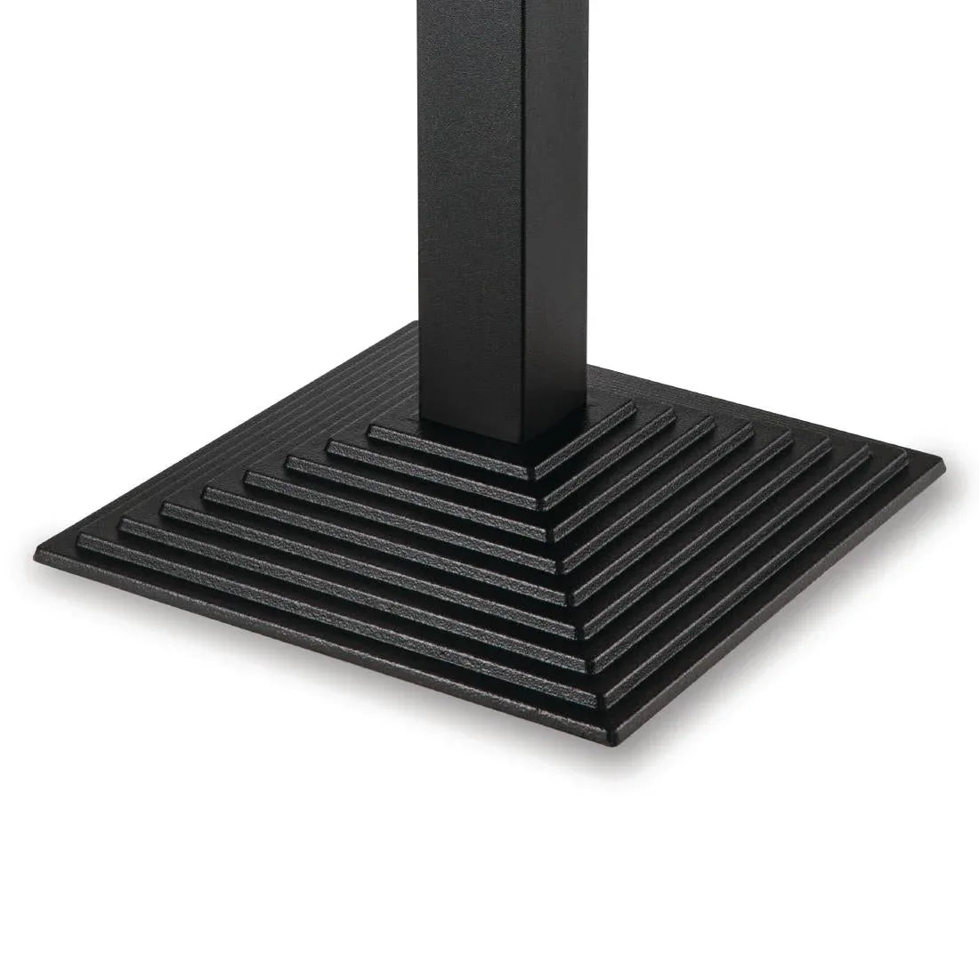 CE153 Bolero Cast Iron Step Square Table Base - JD Catering Equipment Solutions Ltd