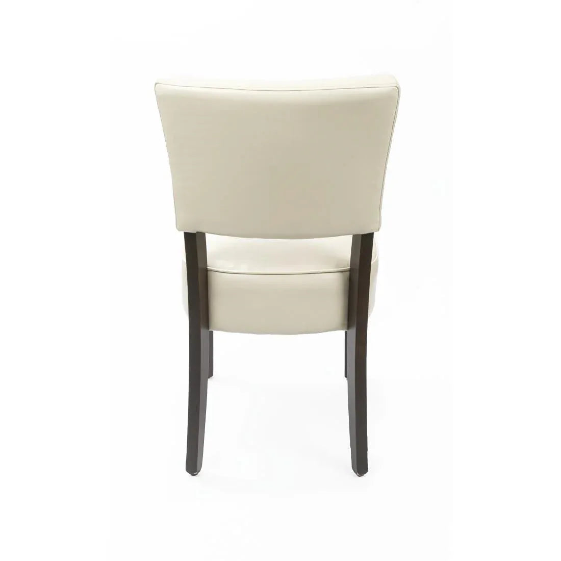 GF958 Bolero Chunky Faux Leather Chairs Cream (Pack of 2) - JD Catering Equipment Solutions Ltd